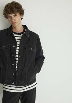 Mavi Ray Smoke College Erkek Jean Ceket 0110273-85218 