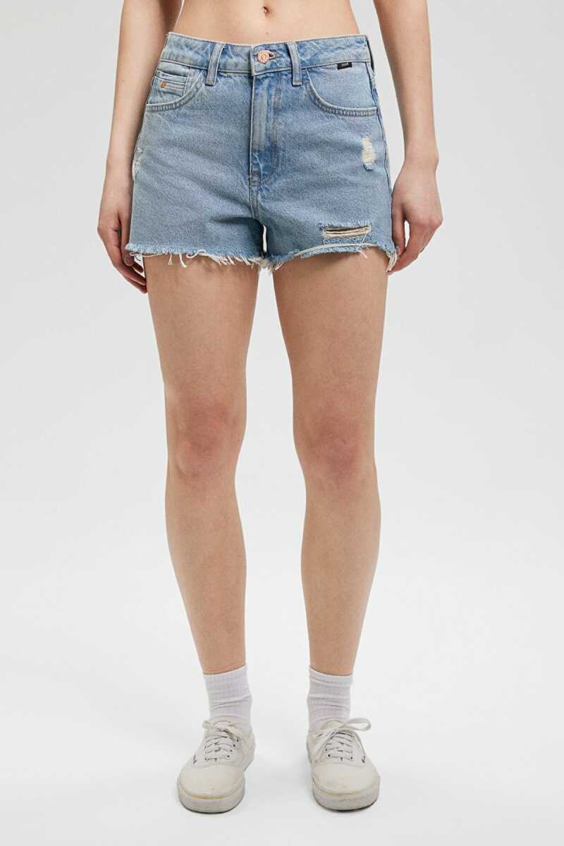 Mavi Rosıe Lt Rippwd 90's Kadın Jean Şort 1447487077 - 5