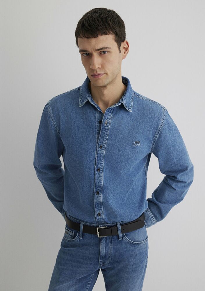 Mavi Roy Vintage Blue Lux Black Erkek Jean Gömlek 0210496-87937