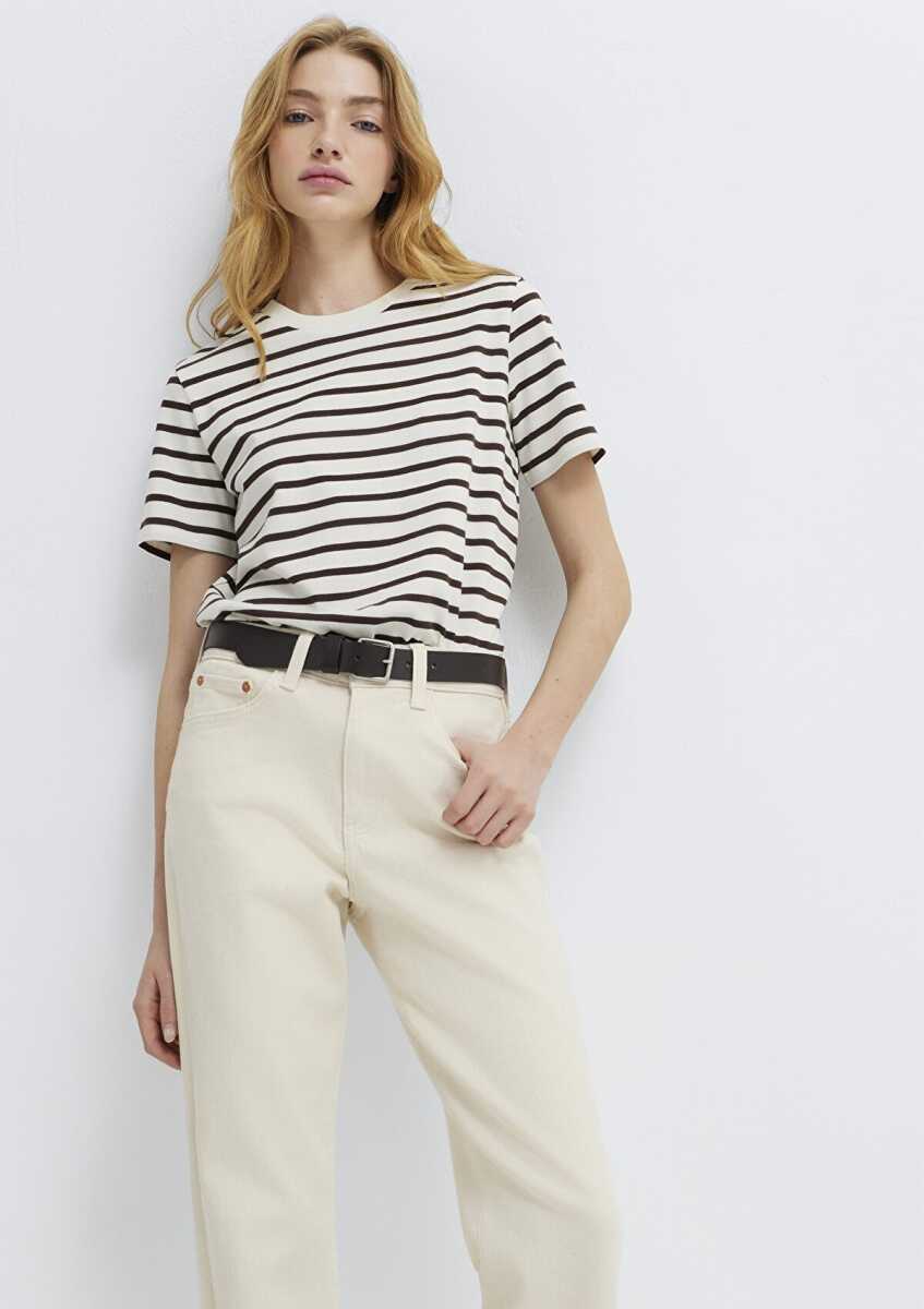 Mavi Scobby Doo Baskılı Kahverengi Kadın Polo Tişört 1614216-86687 (1)