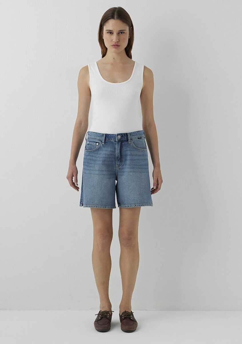 Mavi Sıena Mid Vintage Classic Denim Kadın Jean Şort 1421033-A3200 - 4