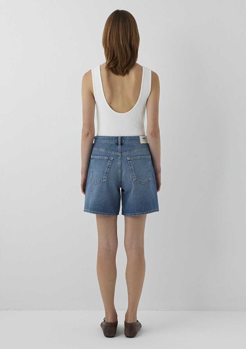 Mavi Sıena Mid Vintage Classic Denim Kadın Jean Şort 1421033-A3200 - 6