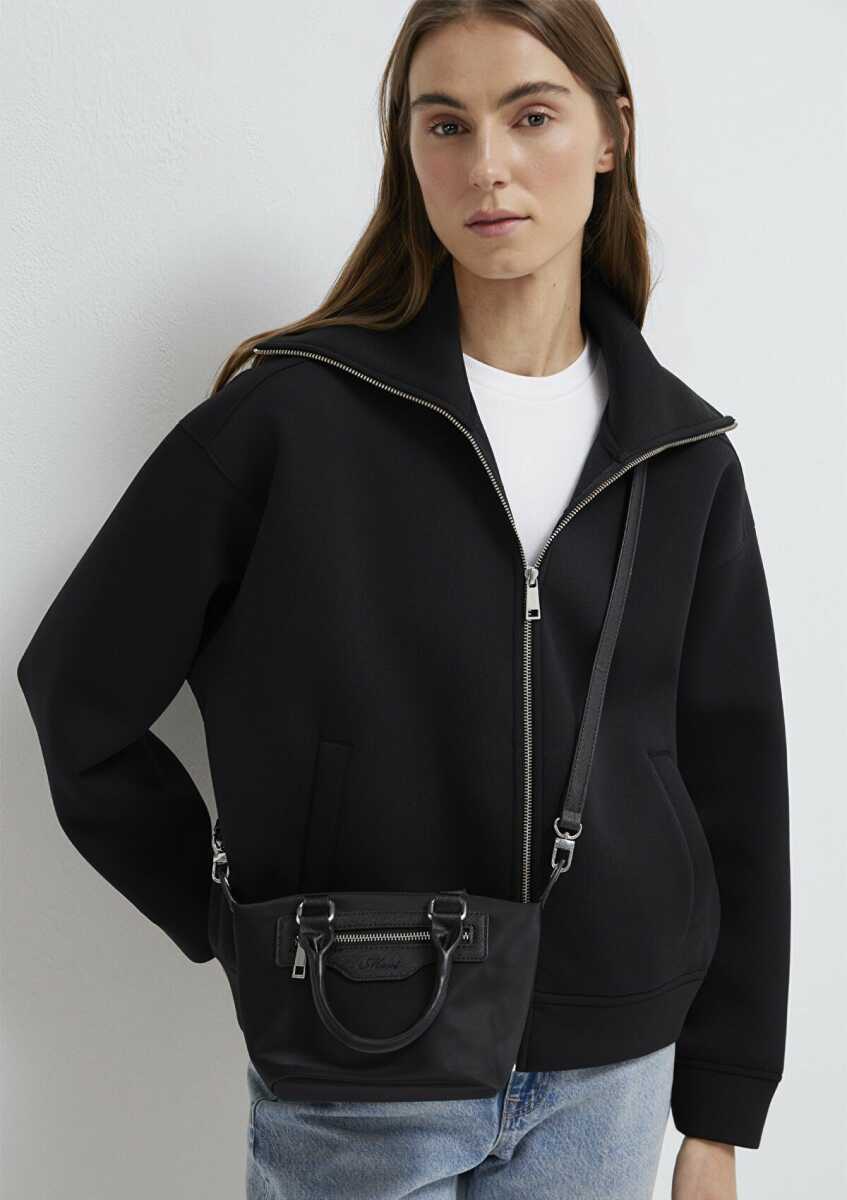 Mavi Siyah Çapraz Kadın Çanta 1913020-900 - Mavi