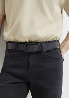 Mavi Siyah Deri Erkek Kemer 0912253-900