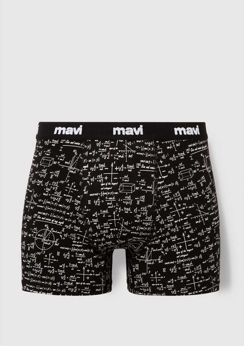 Mavi Siyah Erkek Boxer 0910049-85857 - 1