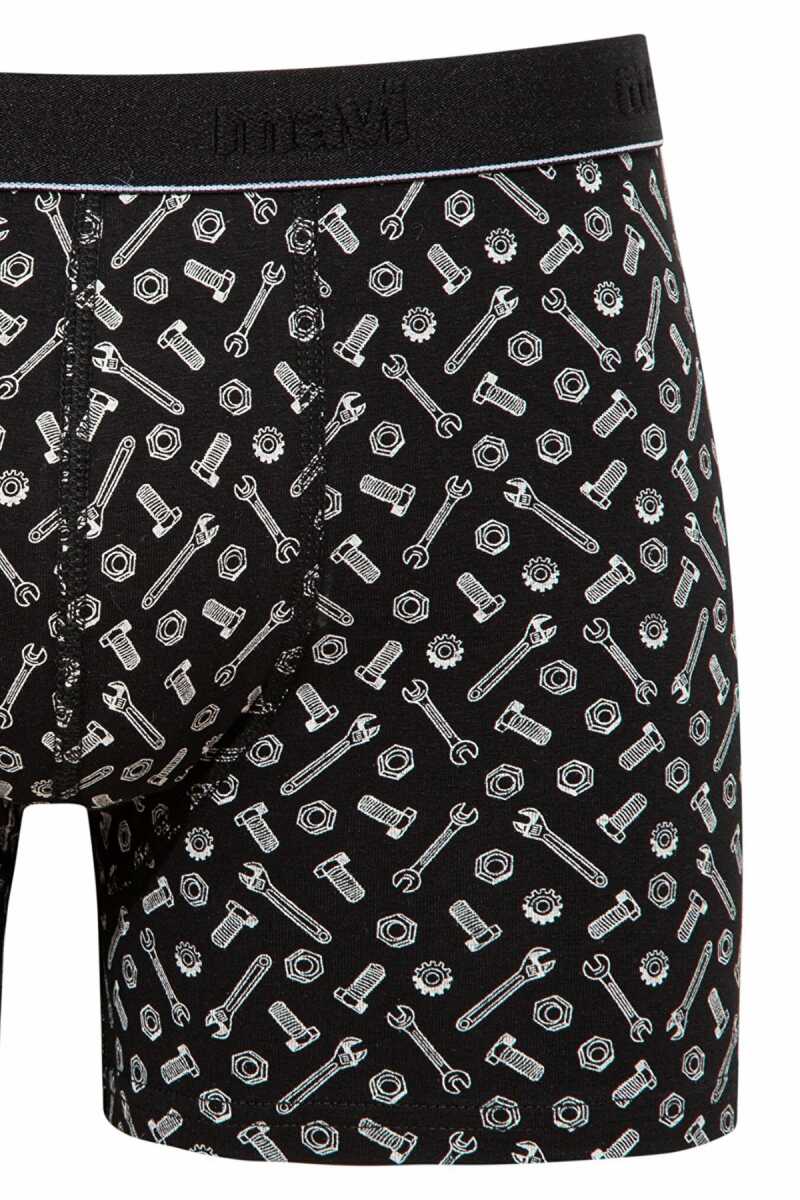 Mavi Siyah Erkek Boxer 0910444-85857 - 2