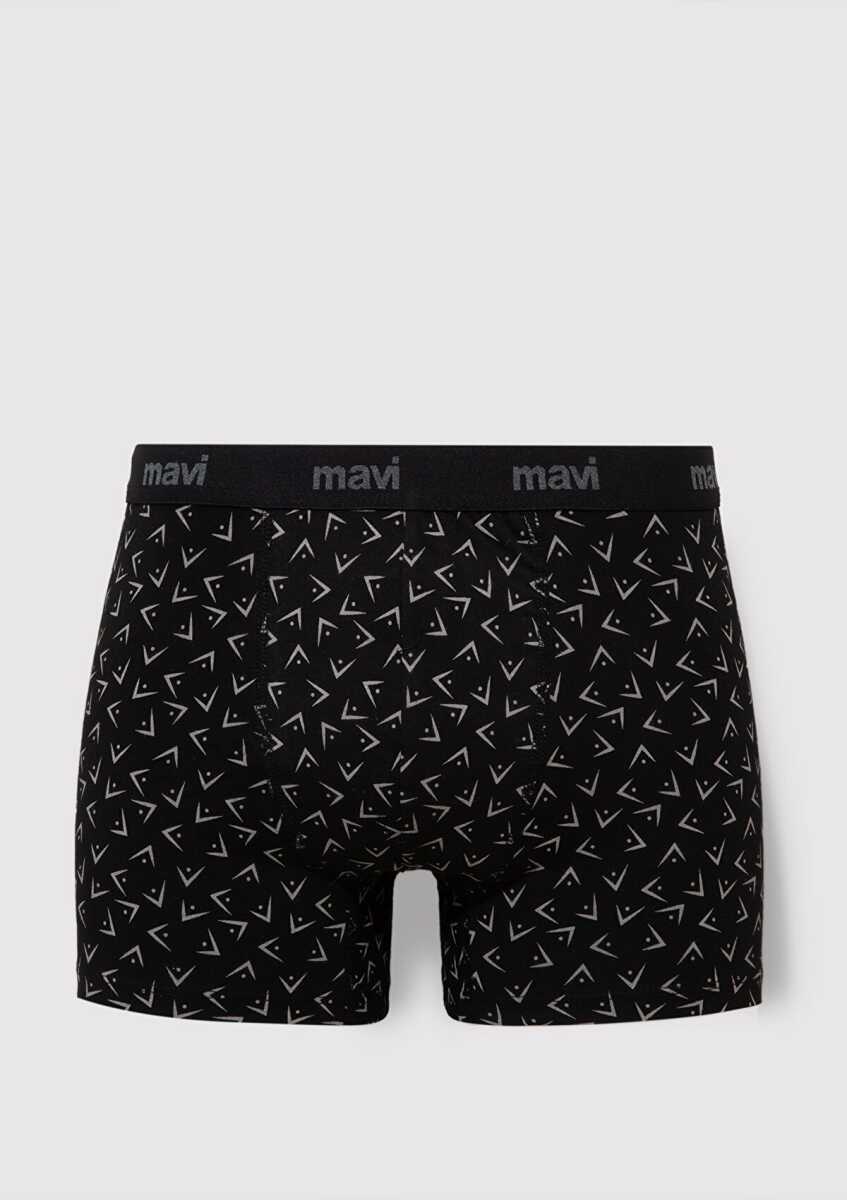 Mavi Siyah Erkek Boxer 0911049-900 - 1