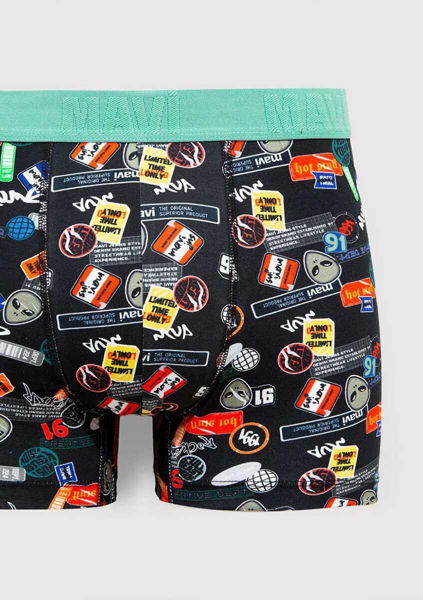 Mavi Siyah Erkek Boxer 0911850-900 (1)