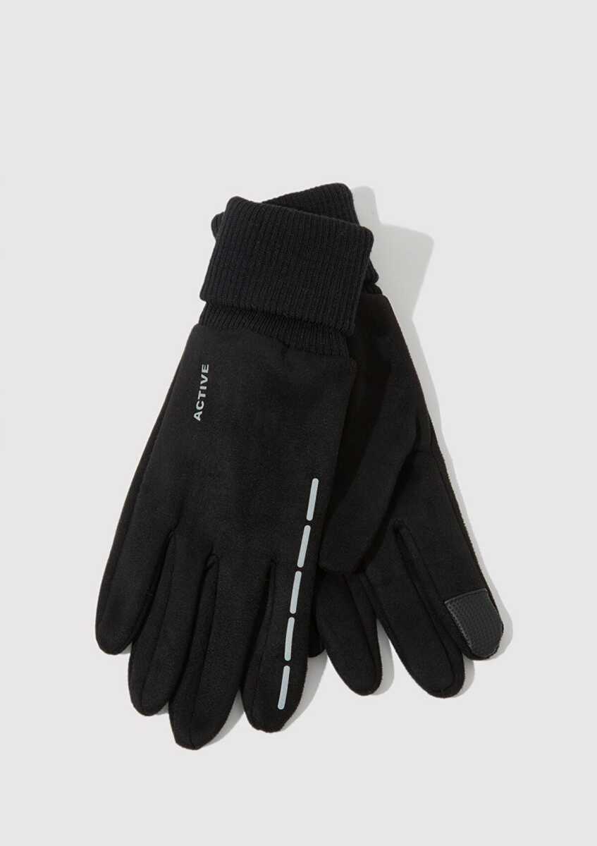 Mavi Siyah Erkek Eldiven 0910332-900 - Mavi