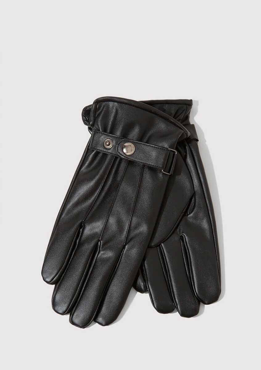 Mavi Siyah Erkek Eldiven 0912039-900 - Mavi