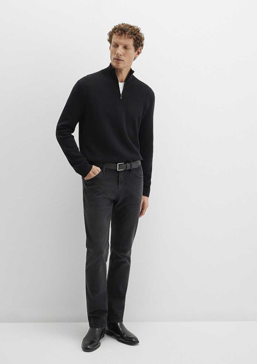 Mavi Siyah Erkek Kazak 0710328-900 - Mavi