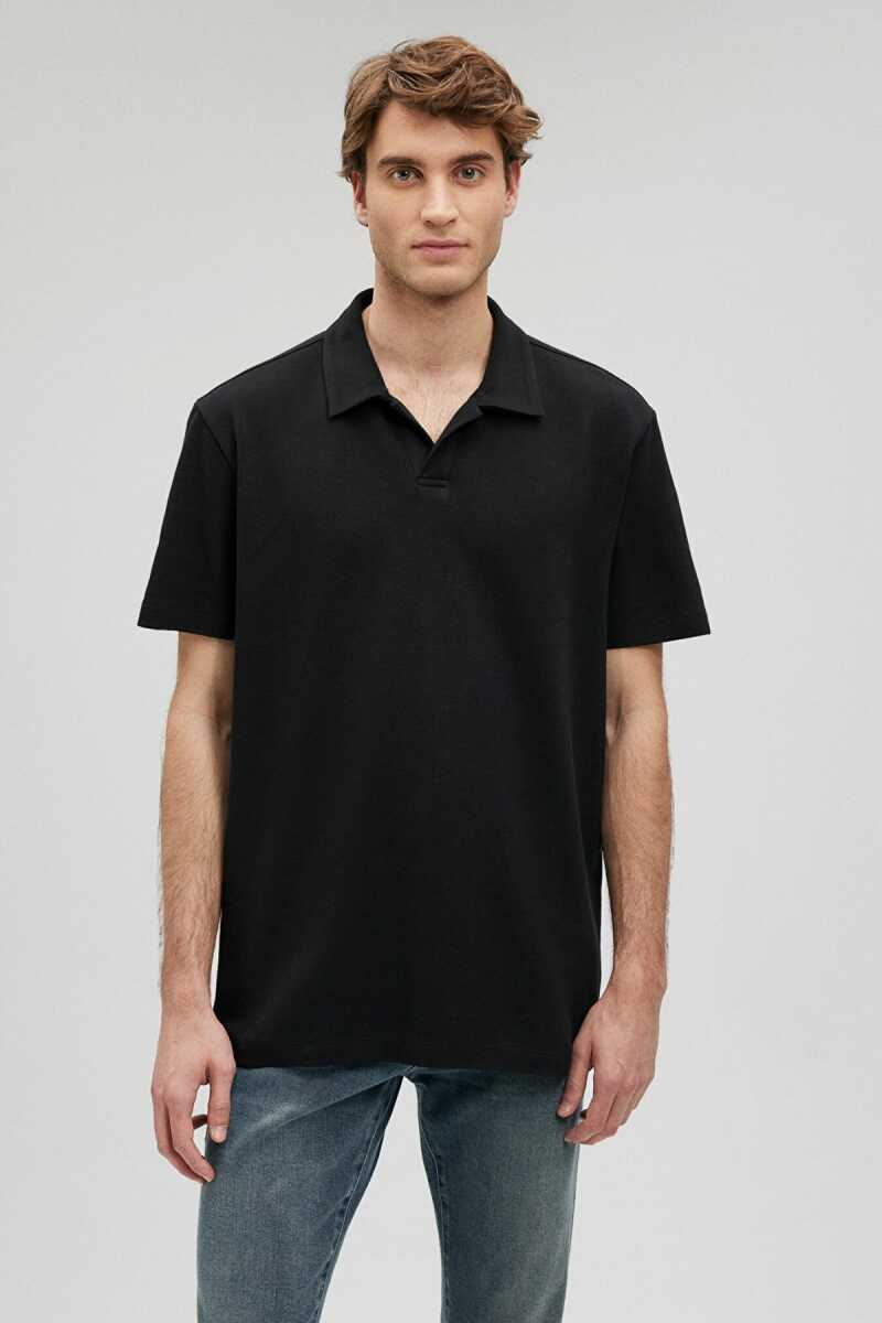 Mavi Siyah Erkek Polo Tişört 0611904-900 - 3