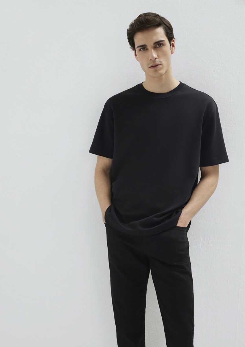 Mavi Siyah Erkek Tişört 0612731-900 (1)