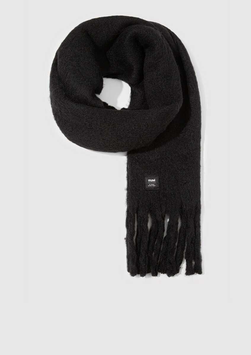 Mavi Siyah Kadın Atkı 1912844-900 - Mavi (1)