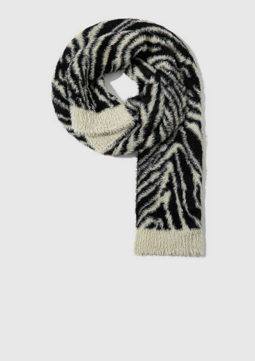 Mavi Siyah Kadın Atkı 1913600-900 - Mavi (1)