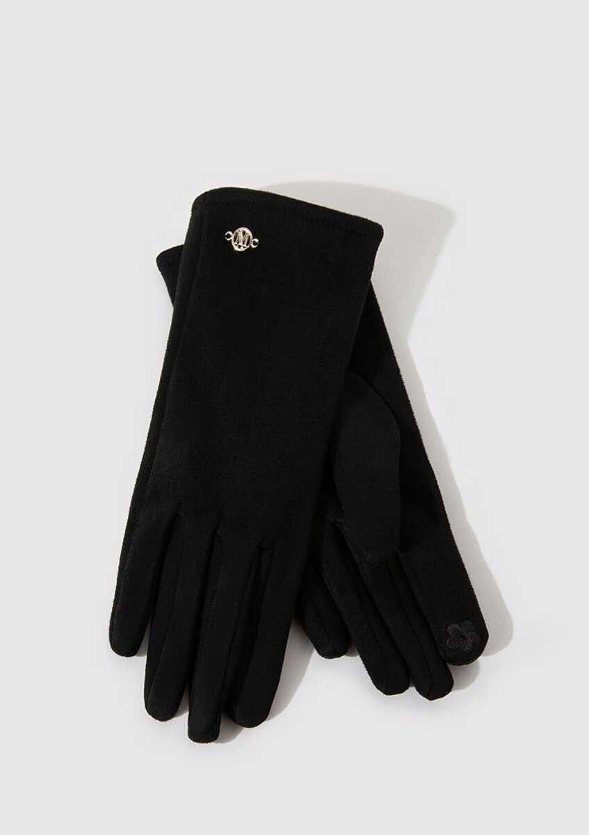 Mavi Siyah Kadın Eldiven 1912770-900 - Mavi