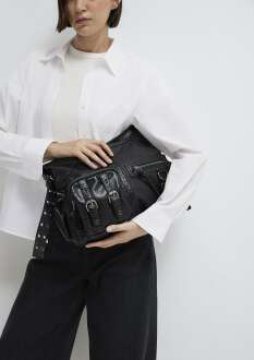 Mavi Siyah Kadın Omuz Çantası 1913730-900 