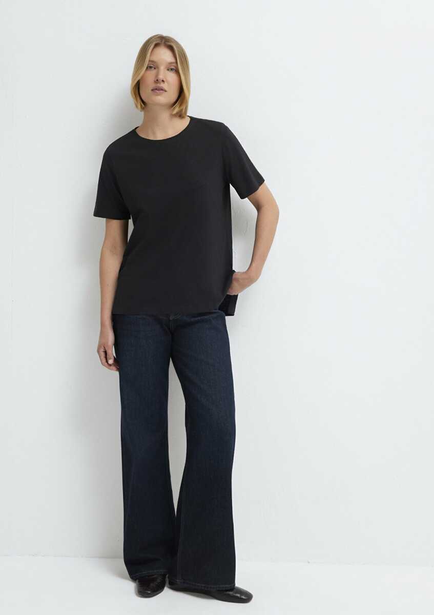 Mavi Siyah Loose Fit Kadın Tişört 1614174-900 - 2