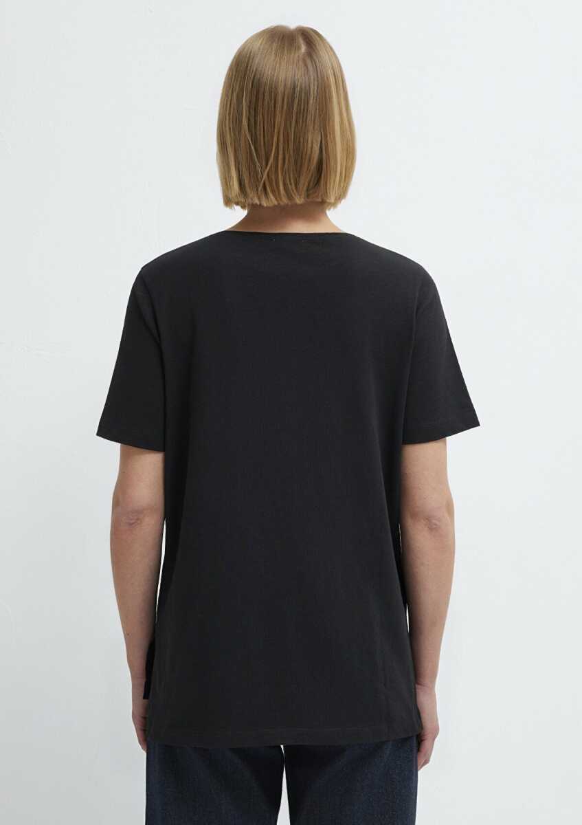 Mavi Siyah Loose Fit Kadın Tişört 1614174-900 - 5