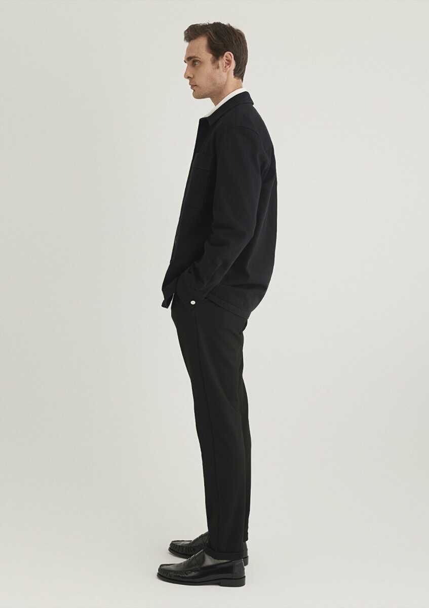 Mavi Siyah Örme Erkek Pantolon 0010460-900 - Mavi (1)