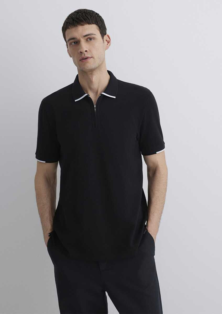 Mavi Siyah Polo Erkek Tişört 0612654-900 - 3