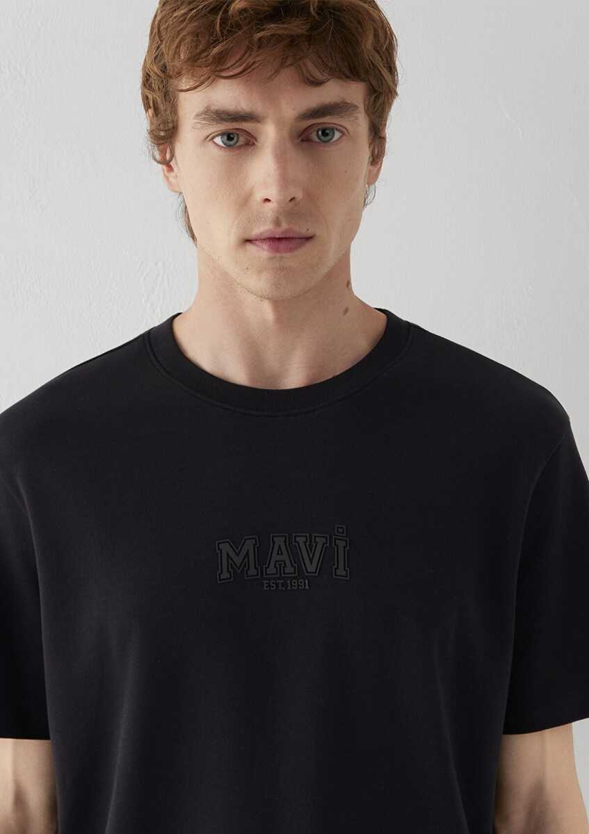 Mavi Siyah Regular Fit Erkek Tişört 0613662-900 - 6