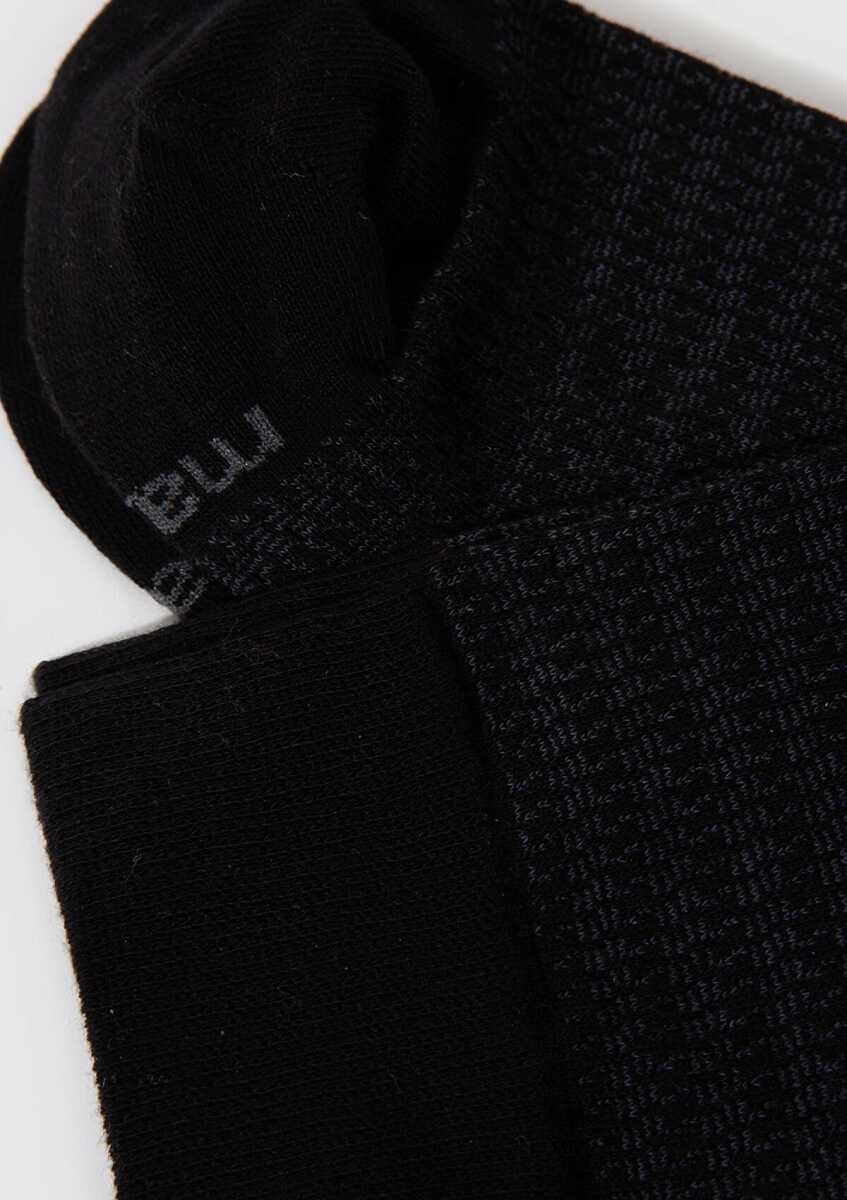 Mavi Siyah Soket Erkek Çorap 0911602-900 - Mavi (1)