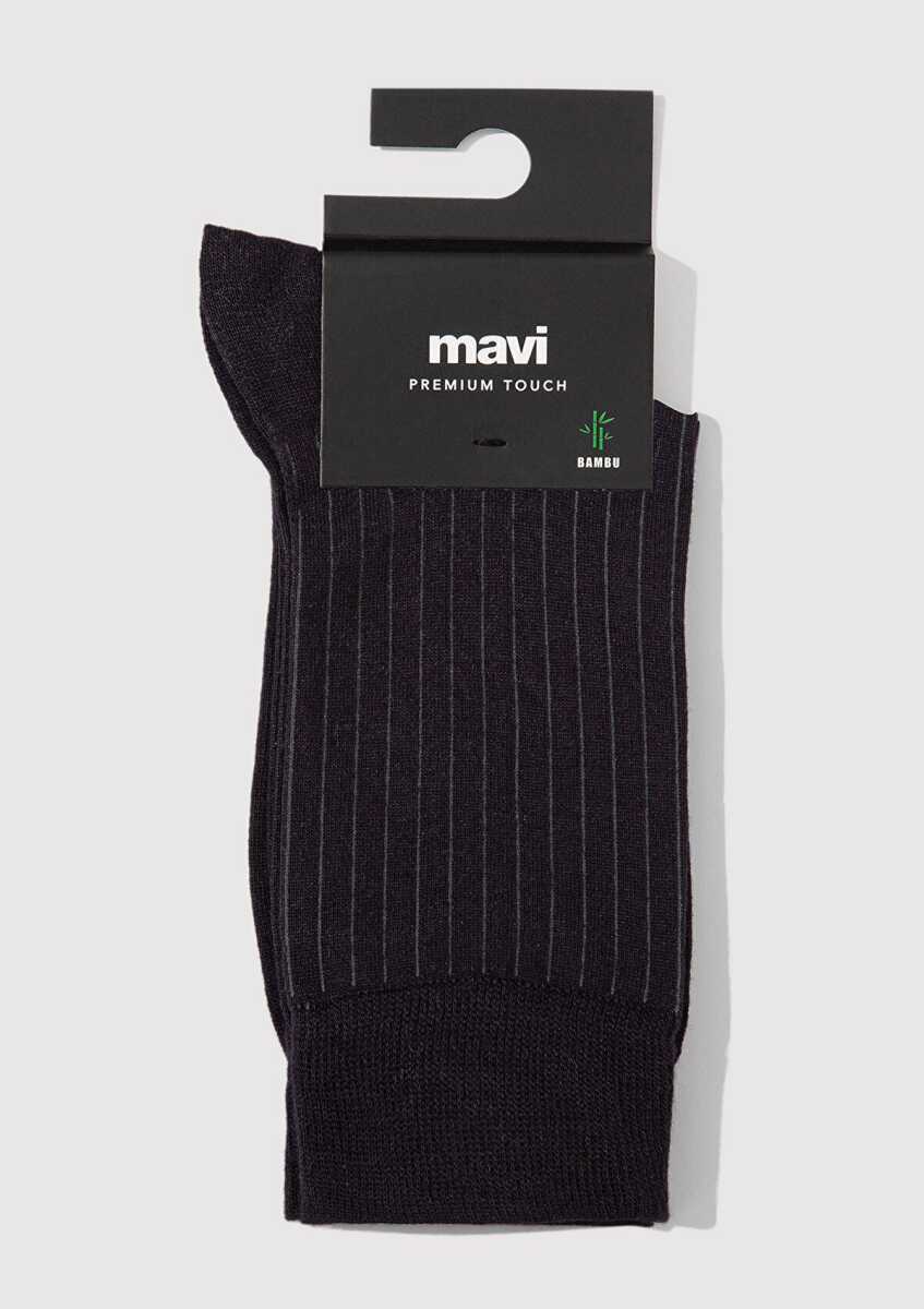 Mavi Siyah Soket Erkek Çorap 0911761-900 - 3