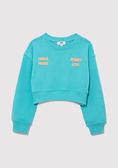 Mavi Smıle More Baskılı Çocuk Sweat 7S10090-71445 