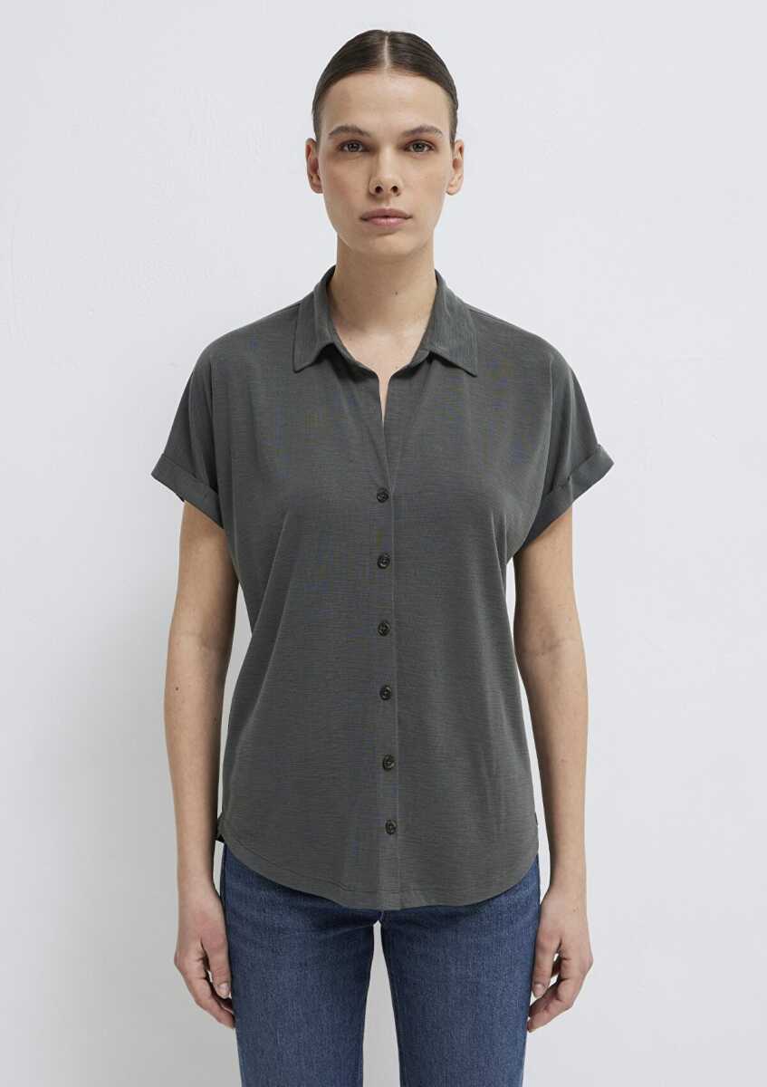 Mavi Soft-Premium Yeşil (TENCEL™) Modal Karışımlı Kadın Gömlek168081-71587 - 3