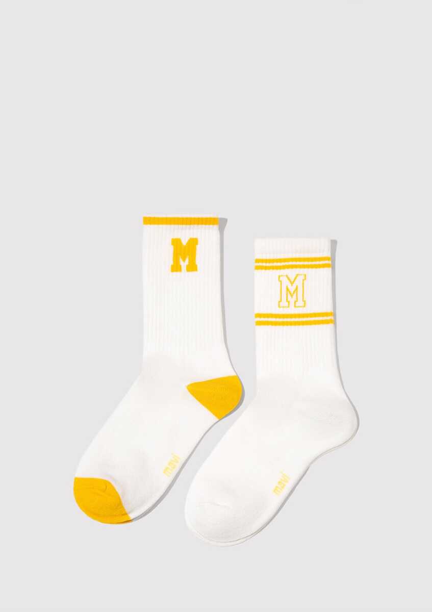 Mavi Soket 2 Li Paket Ekru Kadın Çorap 1913258-32158