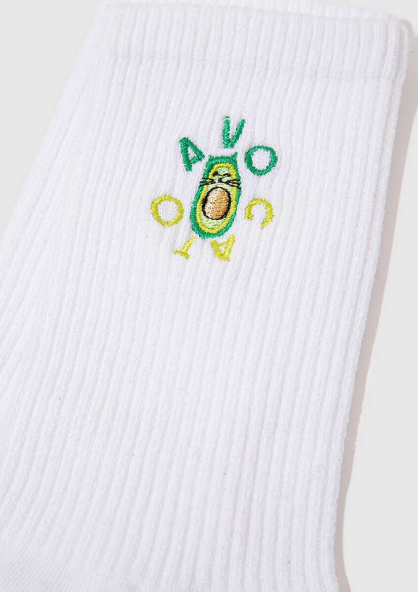 Mavi Soket Beyaz Kadın Çorap 1913253-620 (1)