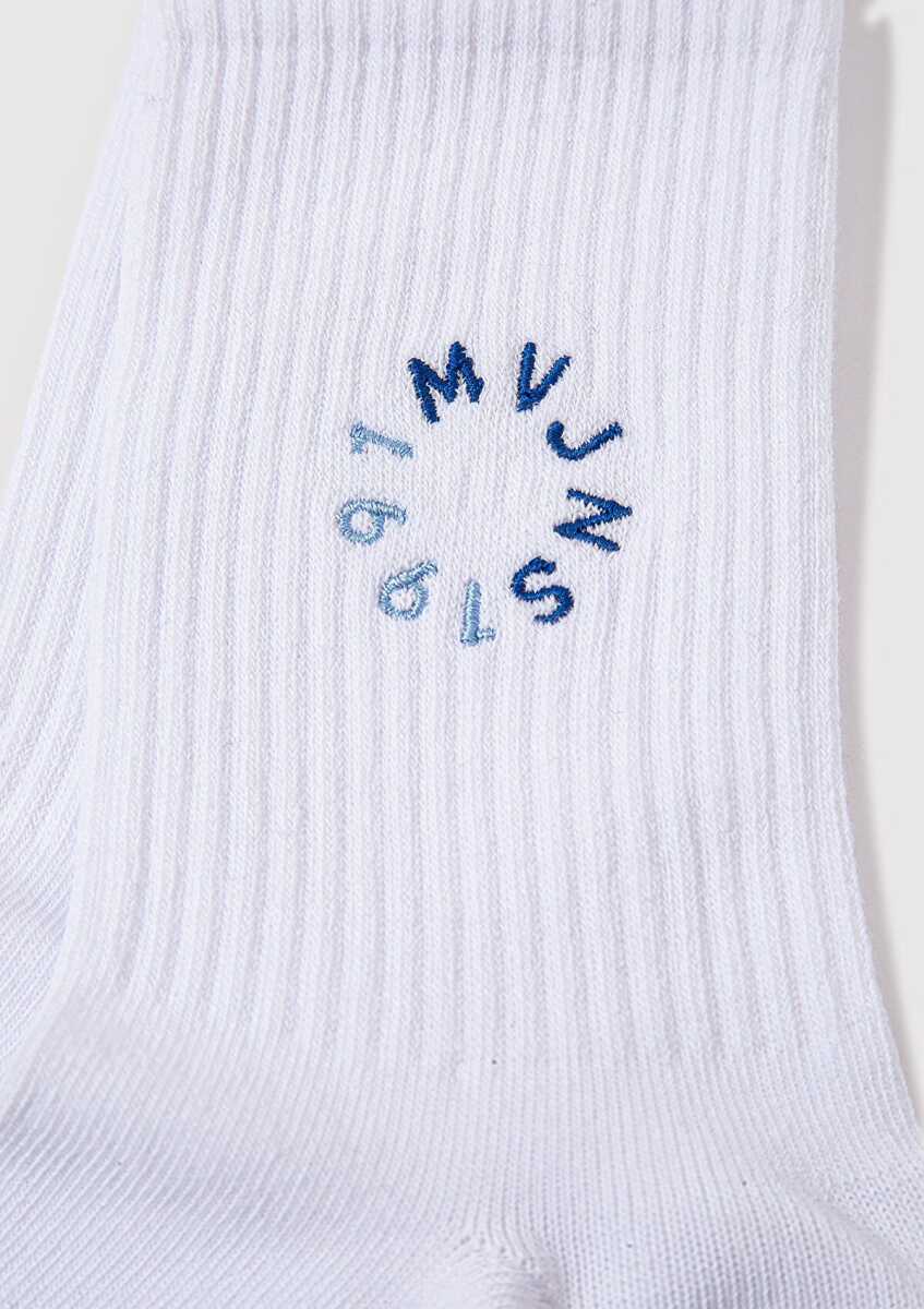 Mavi Soket Beyaz Kadın Çorap 1913259-620 - Mavi (1)