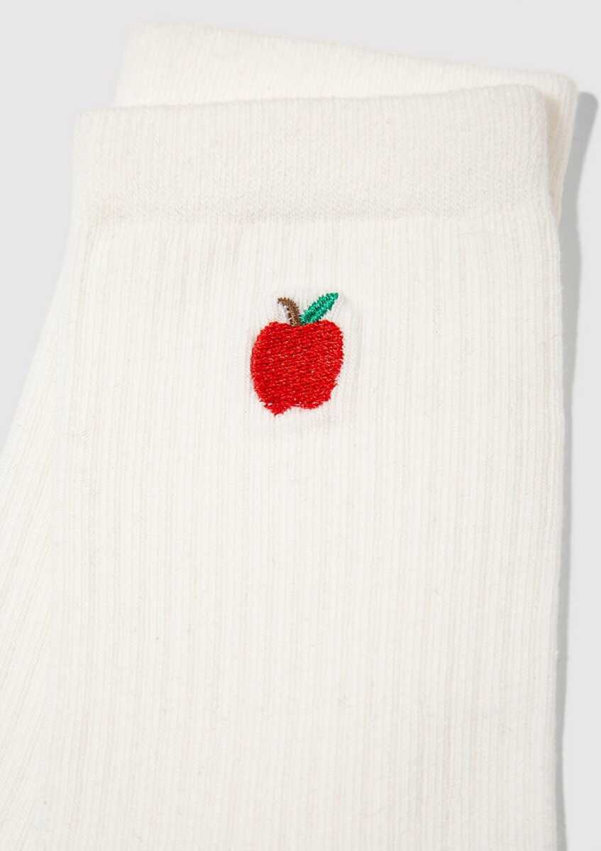 Mavi Soket Beyaz Kadın Çorap 1913809-20454 (1)