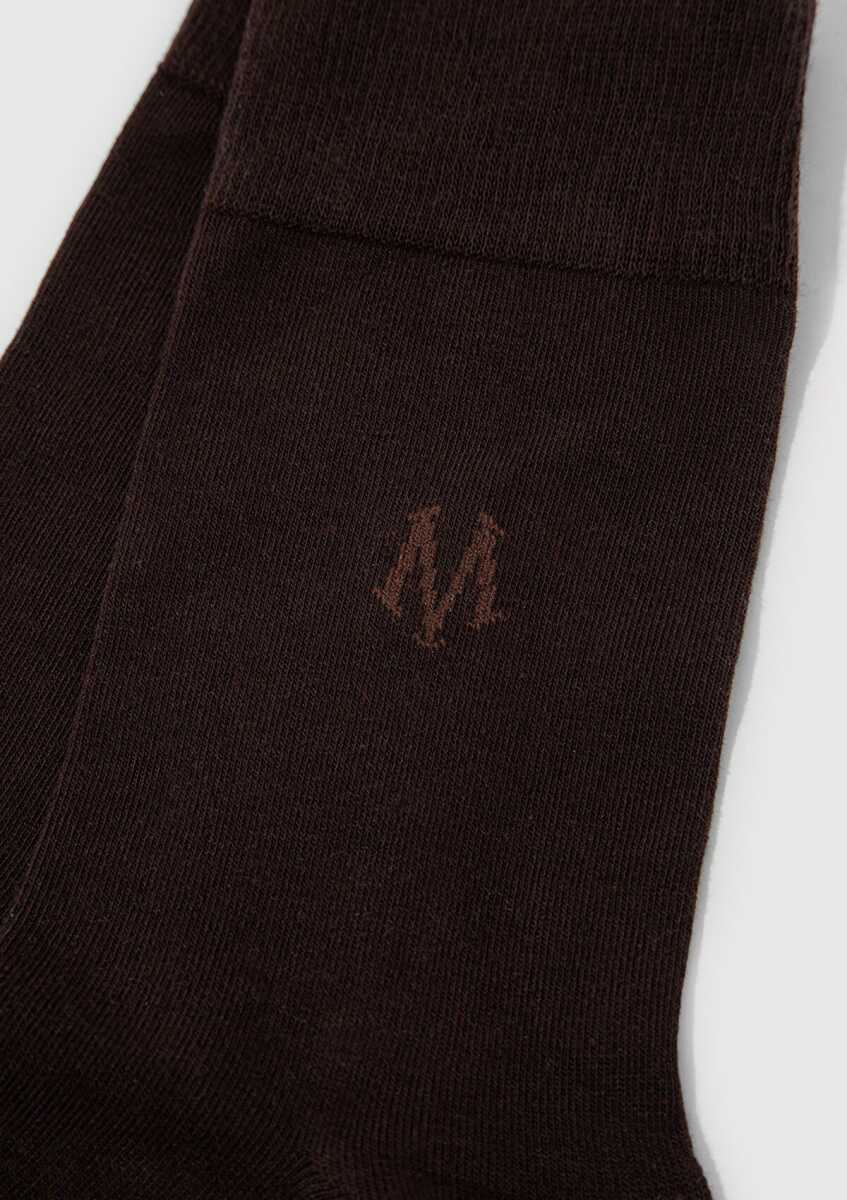 Mavi Soket Kahverengi Erkek Çorap 090250-70246 - Mavi (1)