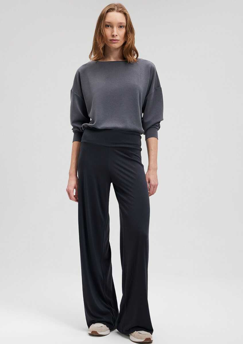 Mavi Sporty Lux Siyah (TENCEL™) Modal Karışımlı Kadın Eşofman Altı 1010795-900 (1)