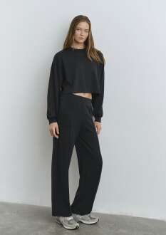 Mavi Sporty Lux Siyah Tencel Tm Modal Kadın Eşofman Altı 1010634-900 