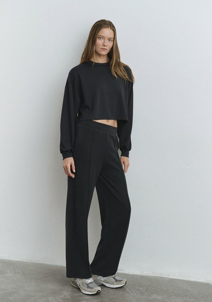 Mavi Sporty Lux Siyah Tencel Tm Modal Kadın Eşofman Altı 1010634-900
