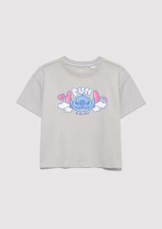 Mavi Stıtch Baskılı Gri Çocuk Tişört 7610374-70075 