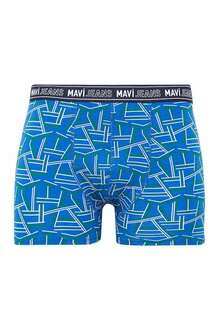 Mavi Talı Lacivert Erkek Boxer 0911065-70695 