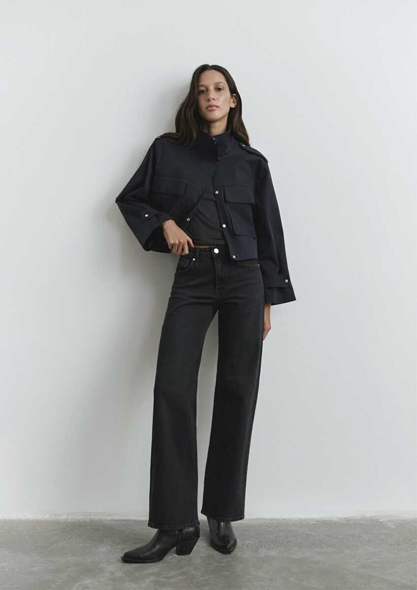 Mavi Taylor Iconic Antrasit Smoke Kadın Jean Pantolon 1010840-90762 - Mavi (1)