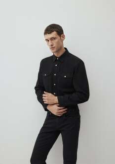 Mavi Ted Deep Smoke Denim Erkek Jean Gömlek 0210909-87934 