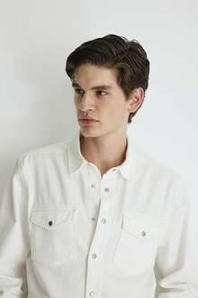 Mavi Ted Off Whıte Denım Erkek Jean Gömlek 0210909-86620 