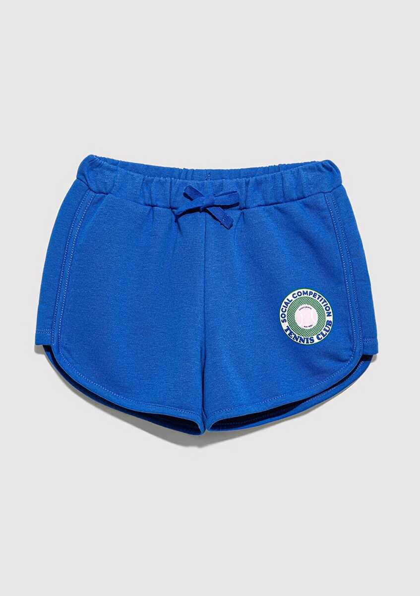 Mavi Tenis Baskılı Lacivert Regular Fit Çocuk Şort 7410009-91448 - 3