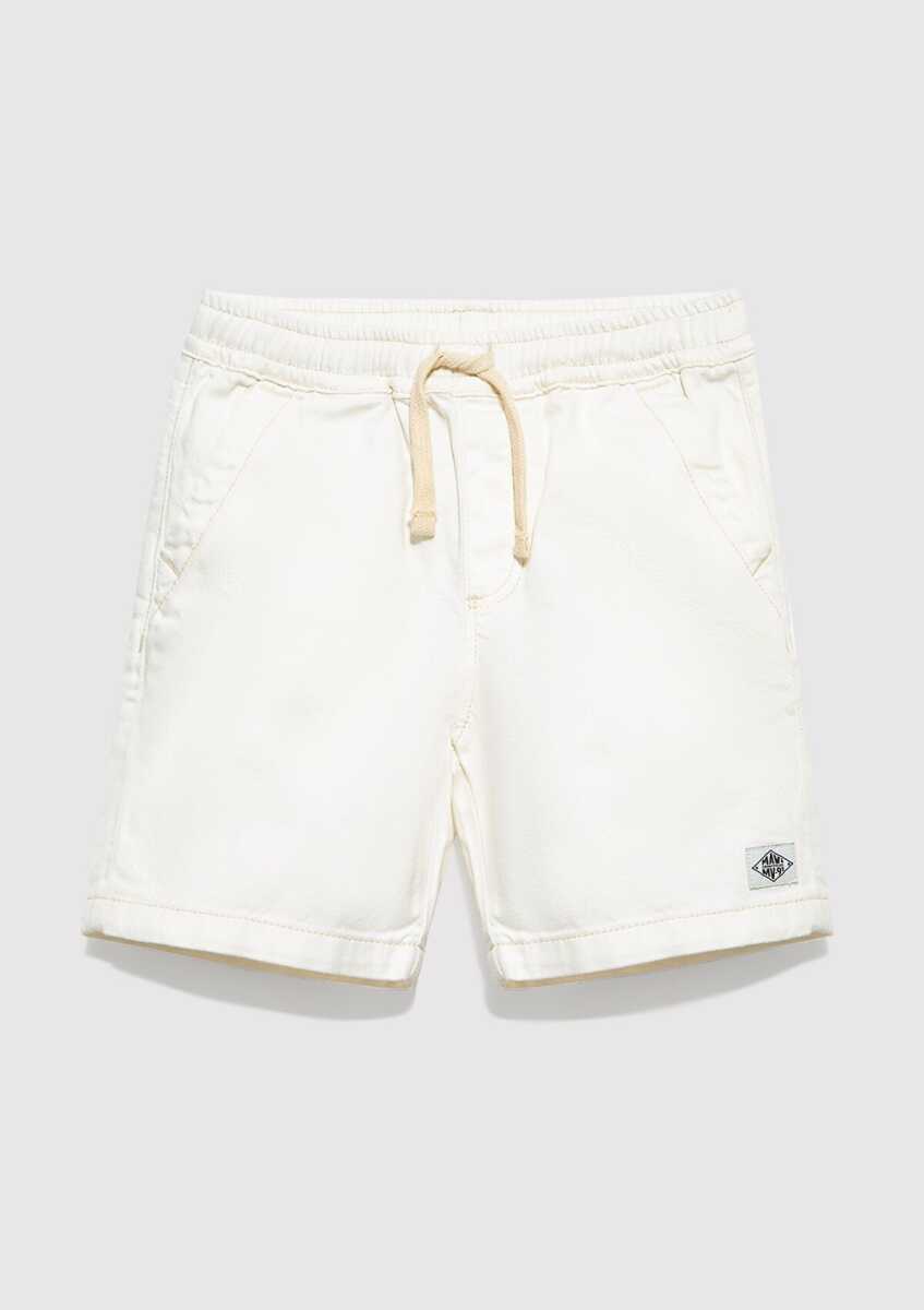 Mavi Tobias MV91 Street Ekru Denim Çocuk Jean Şort 6411056-A2941 (1)