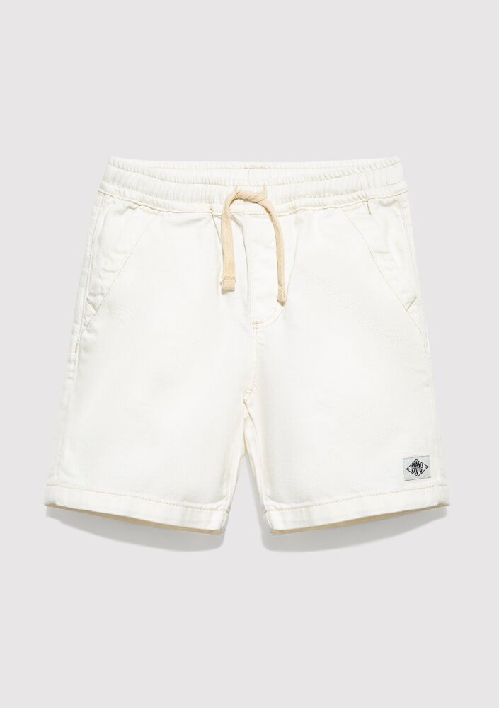 Mavi Tobias MV91 Street Ekru Denim Çocuk Jean Şort 6411056-A2941 (1)
