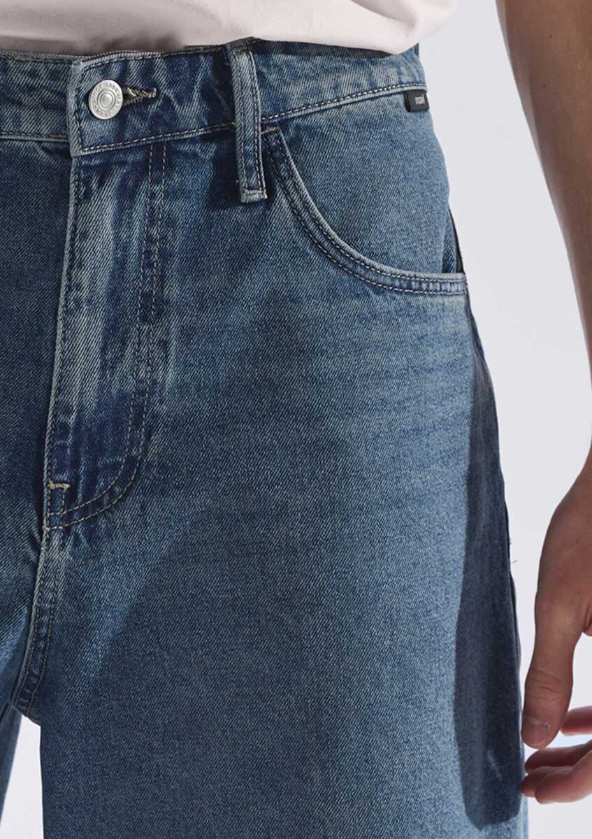 Mavi Toronto Street Indigo Mavisi Baggy Fit Erkek Jean Şort 0421040-89805 - 6