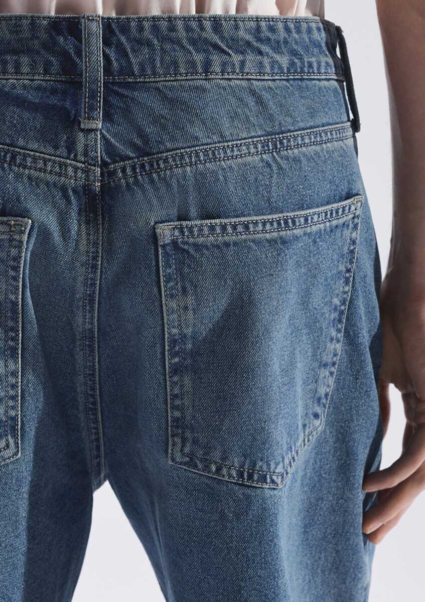 Mavi Toronto Street Indigo Mavisi Baggy Fit Erkek Jean Şort 0421040-89805 - 7