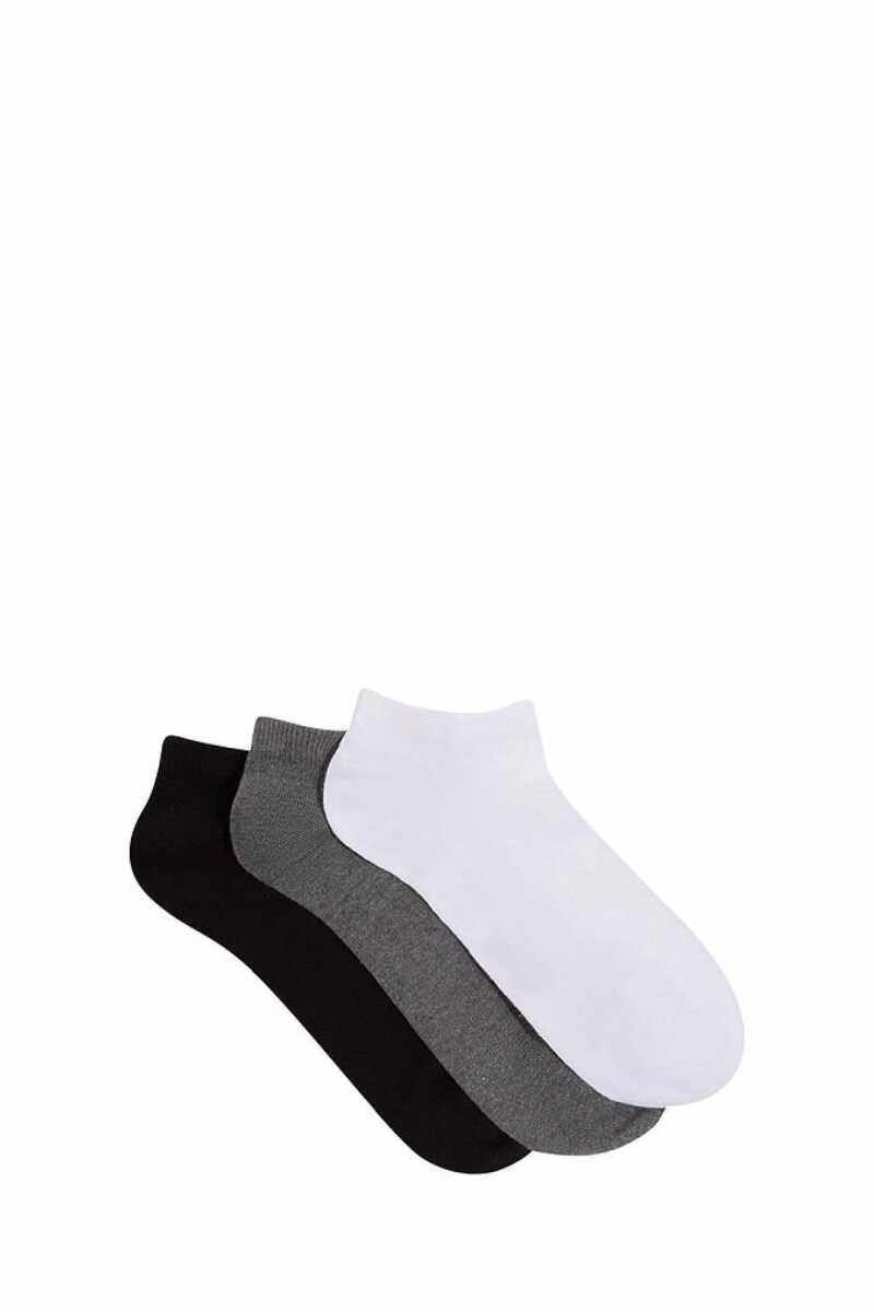 Mavi Üçlü Paket Erkek Çorap Siyah 090738-900 - Mavi