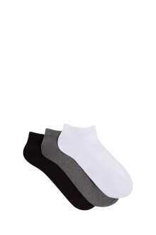 Mavi Üçlü Paket Erkek Çorap Siyah 090738-900 